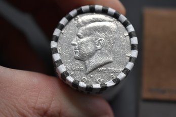 Unsearched Bank Roll Of 50 Cent Kennedy Half Dollars 1993 P