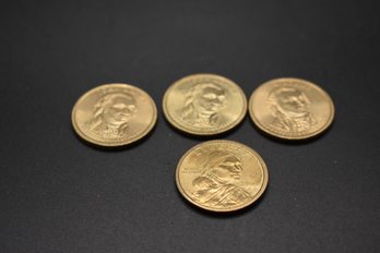Lot Of 4 US Dollar Coins