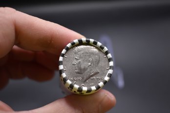 Bank Roll Of 50 Cent Kennedy Half Dollar 1971 On 1 Side 1976 On The Other