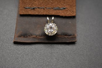 Cubic Zirconia Pendent .925 Sterling Silver