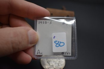 1928 S Peace Dollar %90 Silver Coin AU45