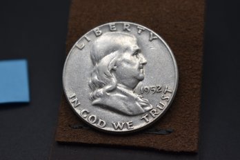 1953 Franklin Half Dollar Coin XF