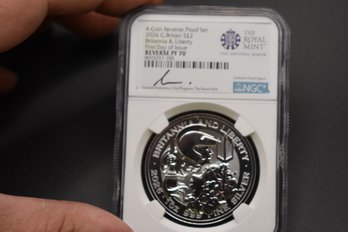 2026 Silver Fractional Royal Mint Britannia And Liberty Reverse Proof Mint Coin Set