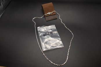 20 Inch .925 Sterling Silver Necklace