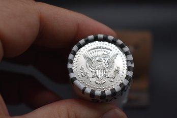 Unsearched Bank Roll Of 50 Cent Kennedy Half Dollar Tails On Both Ends