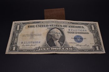 1935 Silver Certificate US 1 Dollar Bill