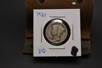 1929 Mercury Dime VG Condition Coin