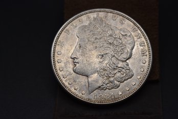 1921 D Silver Morgan %90 Silver Xtra Fine Coin