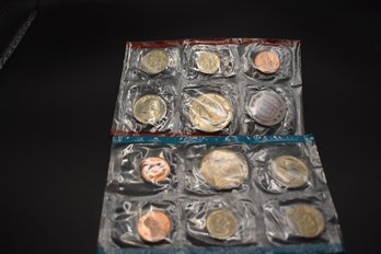 1971 US Mint Philadelphia And Denver Uncirculated Coin Sets