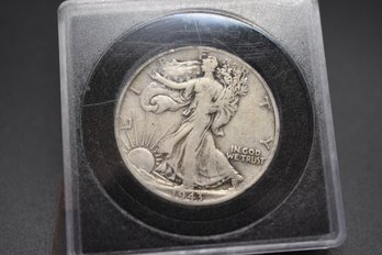 1943 D Walking Liberty Half Dollar %90 Silver Coin