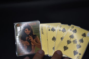5 Playing Cards Each With 1 Grain Of Silver