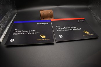 2011 US Mint Philadelphia And  Denver Uncirculated Coin Sets
