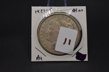 1921 D Silver Morgan %90 Silver AU