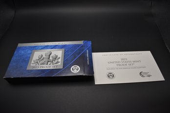 2023 S US Mint Proof Set With American Innovation Quarters With COA