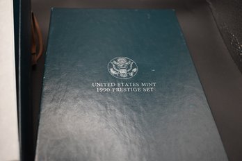 1990 US Mint Prestige Coin Set 6 Coin Set