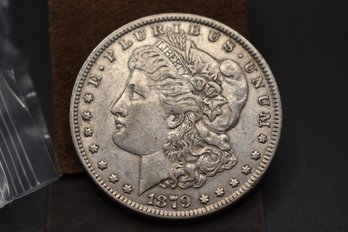 1879 Silver Morgan %90 Silver XF Coin