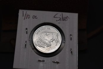 1/10 OZ .999 Fine Silver Buffalo Round