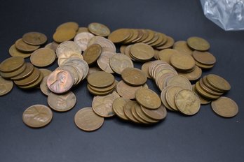 100  Lincoln Wheat Pennies No Steels