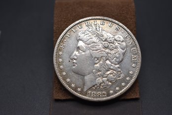 1882  Silver Morgan %90 Silver XF Coin (144 Years Old)
