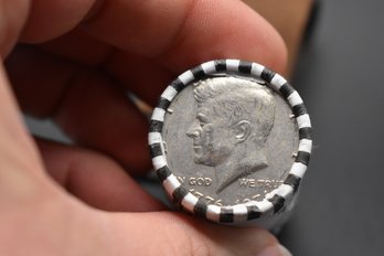 Bank Roll Of 50 Cent Kennedy Half Dollar 1976 Bicentennial On Both Sides