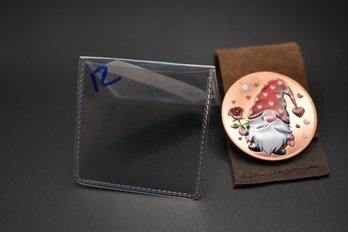 Limited Edition Gnome 1 Ounce Copper Round Colorized