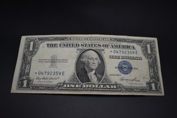 1935 E Series 1 Dollar Silver Certificate Star Note