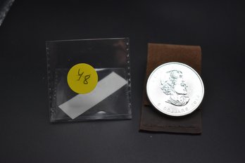 2014 5 Dollar Canada Maple Leaf Coin .9999 Fine Silver