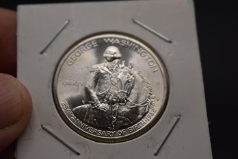 1982 D George Washington Commemorative Uncirculated Half Dollar Coin