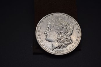 1884 O Silver Morgan %90 Silver Almost Uncirculated