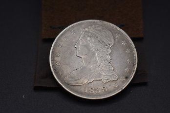 1838 Capped Bust 50 Cent Coin