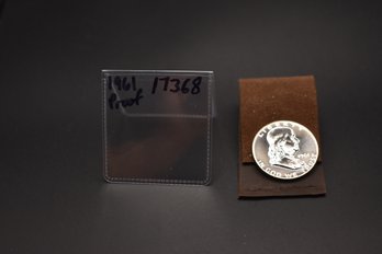 1961 Proof Franklin Half Dollar Coin