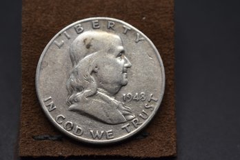 1948 Franklin Half Dollar XF Coin