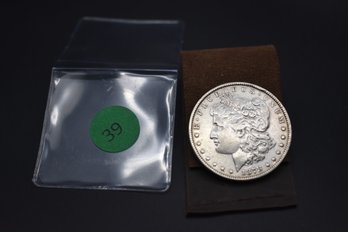 1878  Silver Morgan %90 Silver Coin (150 Years Old)