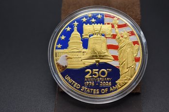 250 Anniversary Colored Coin USA