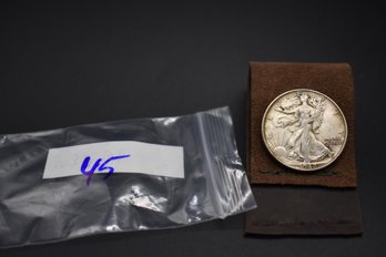 1942 Walking Liberty Half Dollar %90 Silver Coin