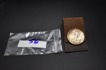 1945 Walking Liberty Half Dollar %90 Silver Coin