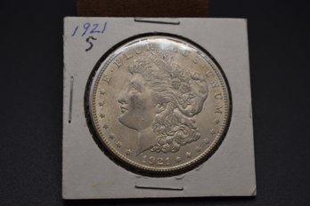 1921 S Silver Morgan %90 Silver MS65