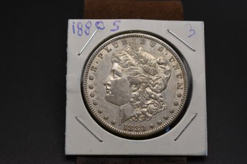 1880 S Silver Morgan %90 Silver MS60