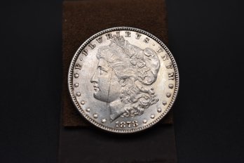 1879 Silver Morgan %90 Silver Extra Fine Coin
