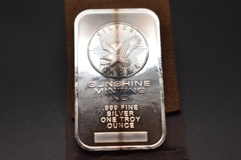 Sunshine Mint One Ounce .999 Fine Silver Bar