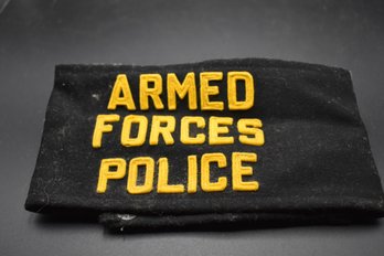 Vintage Armed Forces Police Arm Band