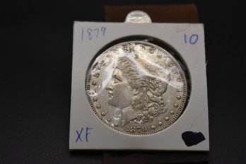 1879 Silver Morgan %90 Silver Extra Fine