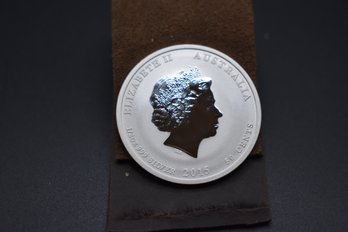 2015 Australia 50 Cent Coin 1/2 OZ .999 Fine Silver Year Of The Goat
