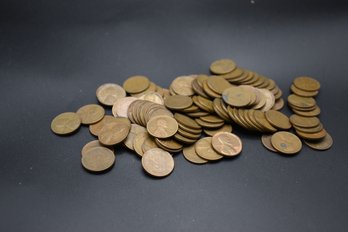100  Lincoln Wheat Pennies No Steels
