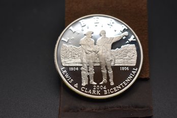 2004 Lewis And Clark One Dollar Silver Proof Coin