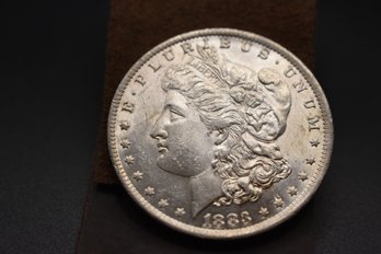 1883 O Silver Morgan %90 Silver AU50