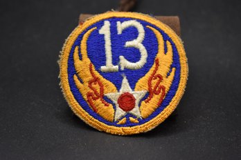 Vintage WW2 US Army Air Forces 13th Patch