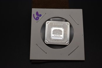 10 Gram Geiger .999 Fine Silver Bar