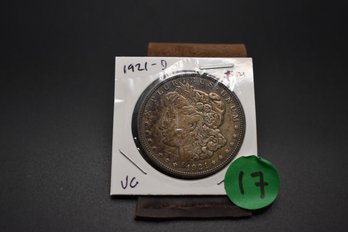 1921 D Silver Morgan %90 Silver VG40