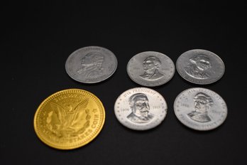 Lot Of Assorted Rare Presidential Tokens Shell's